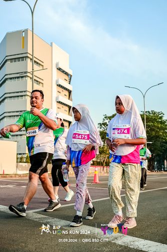 Race photo from BAF LIONS RUN 2024