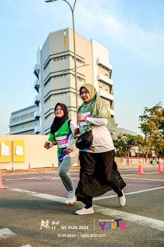 Race photo from BAF LIONS RUN 2024