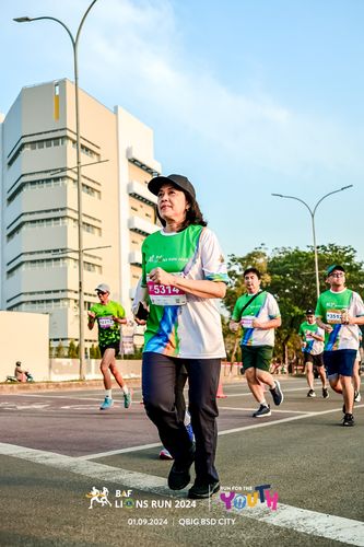 Race photo from BAF LIONS RUN 2024