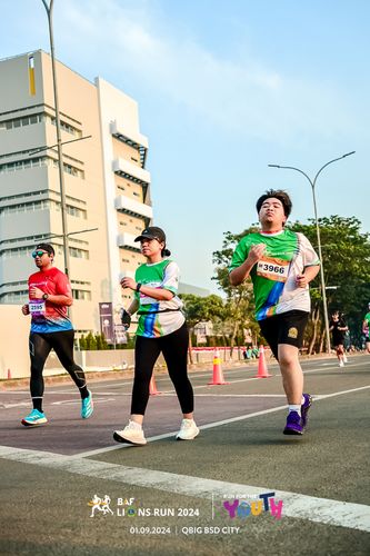 Race photo from BAF LIONS RUN 2024