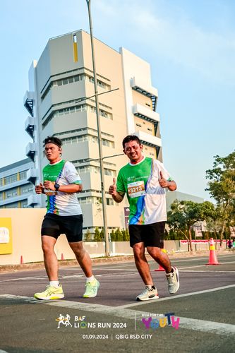 Race photo from BAF LIONS RUN 2024