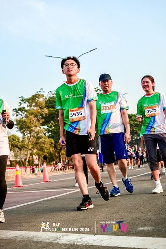 Race photo from BAF LIONS RUN 2024