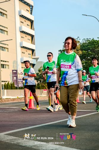 Race photo from BAF LIONS RUN 2024
