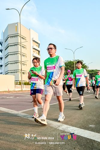 Race photo from BAF LIONS RUN 2024