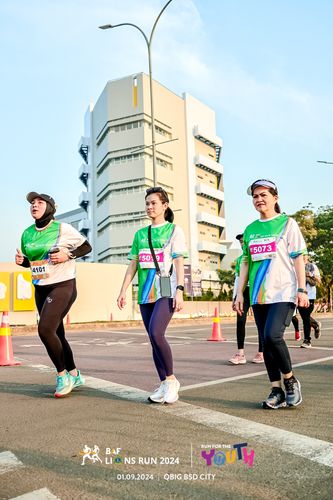 Race photo from BAF LIONS RUN 2024