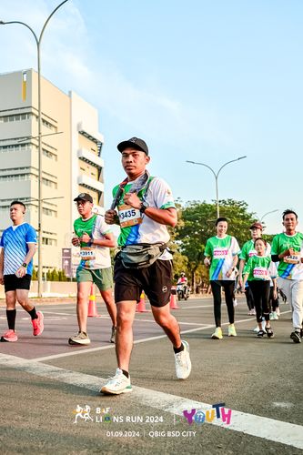 Race photo from BAF LIONS RUN 2024