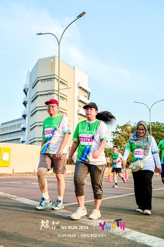 Race photo from BAF LIONS RUN 2024