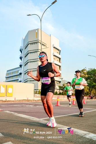 Race photo from BAF LIONS RUN 2024