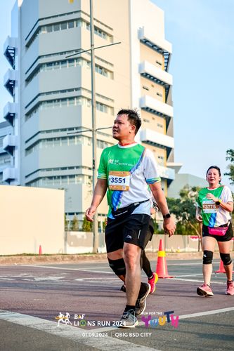 Race photo from BAF LIONS RUN 2024