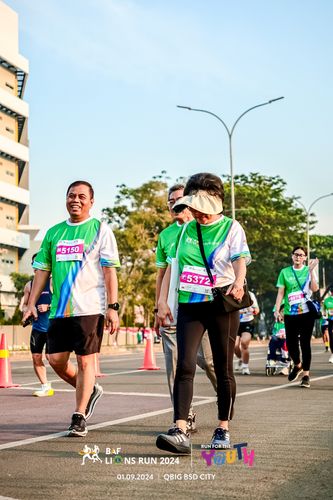 Race photo from BAF LIONS RUN 2024
