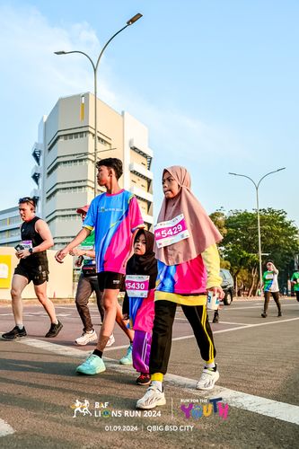 Race photo from BAF LIONS RUN 2024