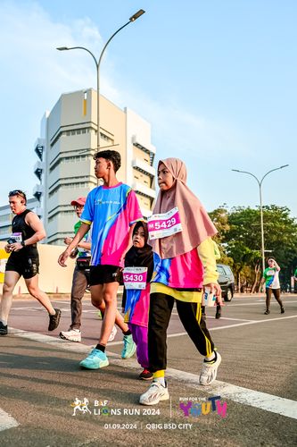 Race photo from BAF LIONS RUN 2024