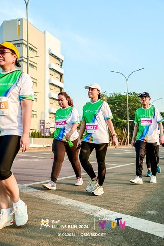 Race photo from BAF LIONS RUN 2024