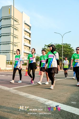 Race photo from BAF LIONS RUN 2024