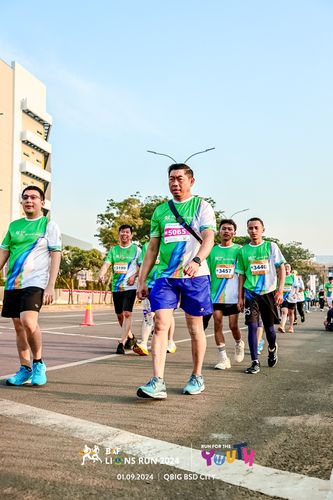 Race photo from BAF LIONS RUN 2024