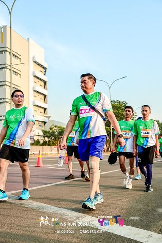 Race photo from BAF LIONS RUN 2024