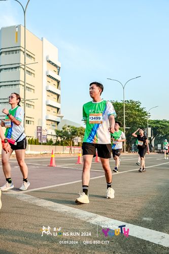 Race photo from BAF LIONS RUN 2024