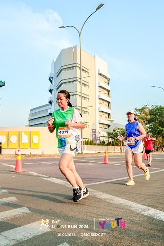 Race photo from BAF LIONS RUN 2024