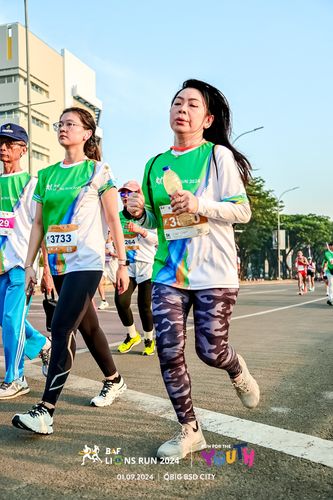 Race photo from BAF LIONS RUN 2024