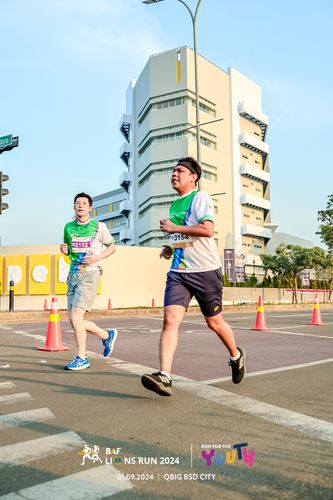 Race photo from BAF LIONS RUN 2024
