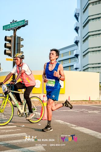 Race photo from BAF LIONS RUN 2024
