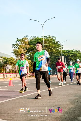 Race photo from BAF LIONS RUN 2024