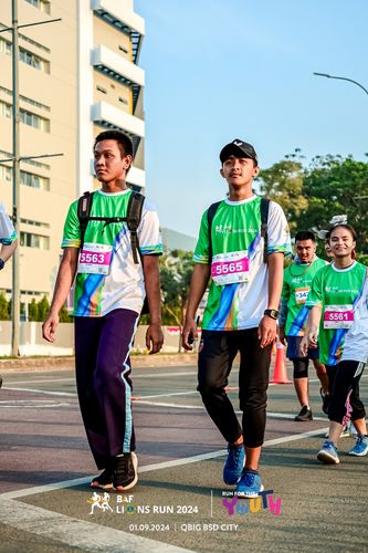 Race photo from BAF LIONS RUN 2024