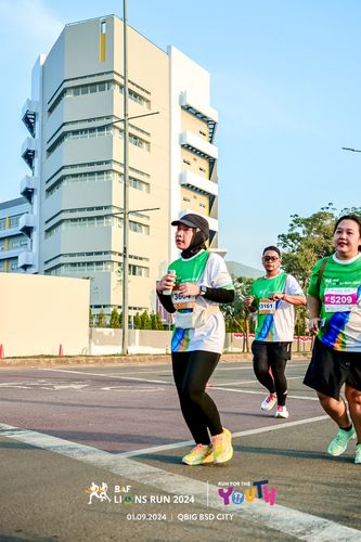Race photo from BAF LIONS RUN 2024