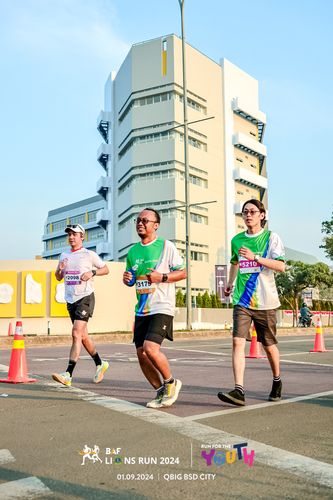 Race photo from BAF LIONS RUN 2024