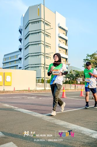 Race photo from BAF LIONS RUN 2024