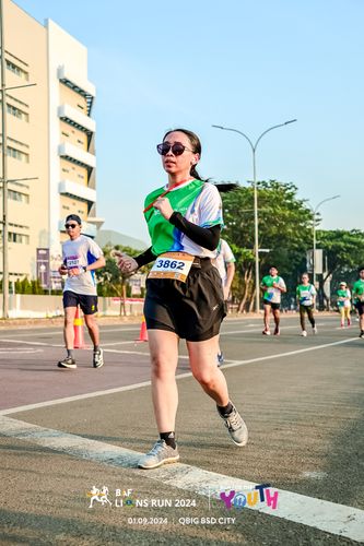 Race photo from BAF LIONS RUN 2024