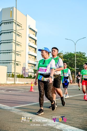 Race photo from BAF LIONS RUN 2024
