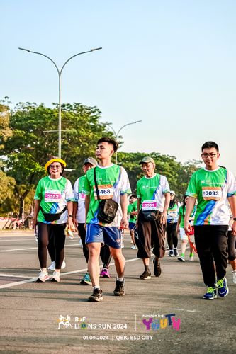 Race photo from BAF LIONS RUN 2024