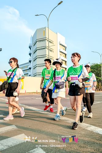 Race photo from BAF LIONS RUN 2024