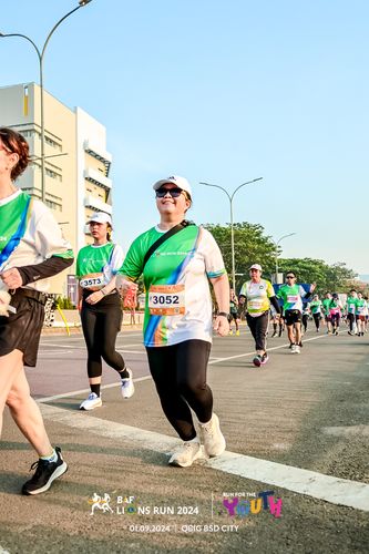 Race photo from BAF LIONS RUN 2024