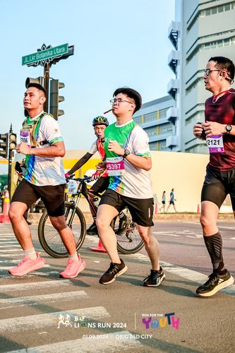 Race photo from BAF LIONS RUN 2024