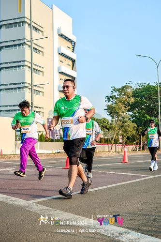 Race photo from BAF LIONS RUN 2024