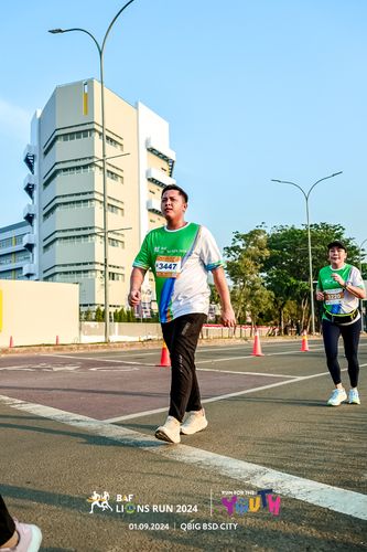 Race photo from BAF LIONS RUN 2024