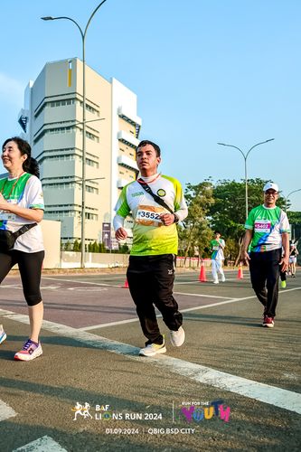 Race photo from BAF LIONS RUN 2024