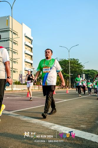 Race photo from BAF LIONS RUN 2024