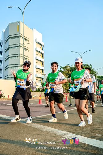 Race photo from BAF LIONS RUN 2024