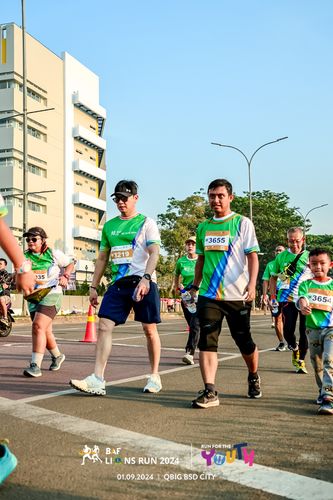 Race photo from BAF LIONS RUN 2024