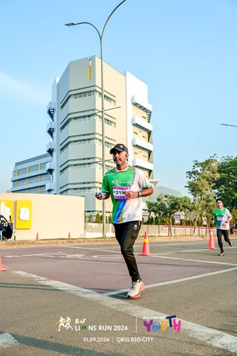 Race photo from BAF LIONS RUN 2024