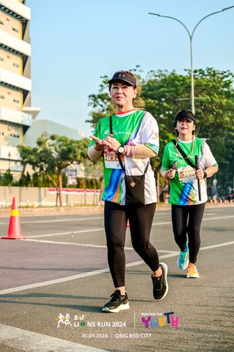 Race photo from BAF LIONS RUN 2024