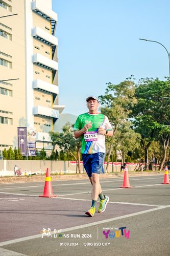 Race photo from BAF LIONS RUN 2024