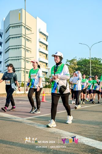 Race photo from BAF LIONS RUN 2024