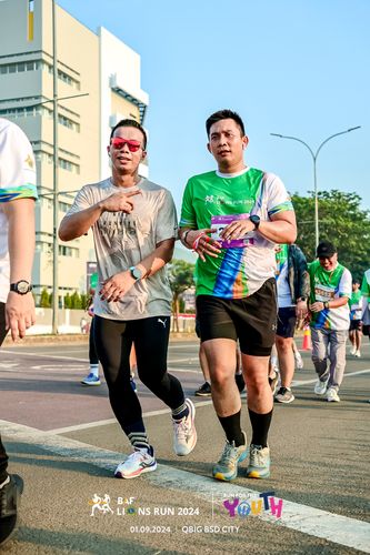 Race photo from BAF LIONS RUN 2024