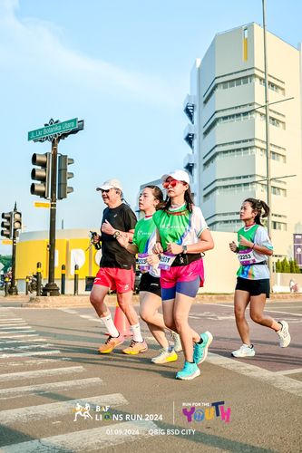 Race photo from BAF LIONS RUN 2024