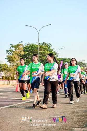 Race photo from BAF LIONS RUN 2024