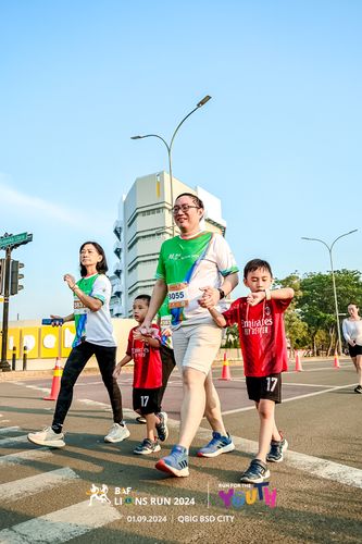 Race photo from BAF LIONS RUN 2024